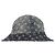 Cappello bucket reversibile in arazzo Monogram Louis Vuitton in denim blu Blu chiaro - vista 3