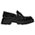 Autre Marque Carter Lug 45 Loafers in Black Leather Pony-style calfskin  ref.1870587