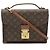 Borsa a mano Louis Vuitton Monogram Monceau 28 Marrone