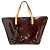 Borsa Louis Vuitton Vernis Bellevue PM Bordò - vista 2