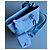 Prada Handtasche aus Leder Hellblau - Ansicht 2