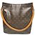 Borsa a spalla Louis Vuitton Monogram Looping GM M51145 Marrone