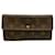 Louis Vuitton Monogram Sarah Long Wallet M61734 Brown Cloth  ref.1871408