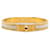 Hermès Bracciale Mini Click Kelly in oro Hermes Bianco Metallo