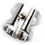 Hermès Hermes Metal H Pearl Scarf Ring