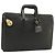 Autre Marque Borsa da lavoro Burberrys in pelle nera e oro Auth ti2374 Nero D'oro