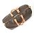 Keepall Borsa Boston Monogram Louis Vuitton Marrone - vista 11
