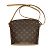 Drouot Schultertasche Monogramm Louis Vuitton Braun