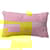 Louis Vuitton Jacquard Cotton Petit Cushion LV Vacation M78479 Yellow  ref.1872003
