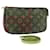 LOUIS VUITTON Monogram Pochette Accessoires Pouch M51980 LV Auth 102130 Cloth  ref.1872035