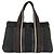 Troca Hermès HERMES Horizontale PM Handtasche aus schwarzem Canvas mit Silber authentisch kk380 - Ansicht 13