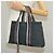 Troca Hermès HERMES Horizontale PM Handtasche aus schwarzem Canvas mit Silber authentisch kk380 - Ansicht 25