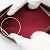 Borsa a mano Monogram Mat Louis Vuitton Rosso Porpora Monogramma - vista 15