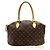 Louis Vuitton Monogram Lockit Horizontale Tote Tasche Braun