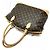 Louis Vuitton Monogram Lockit Horizontale Tote Tasche Braun - Ansicht 9