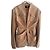 Balmain Jacke aus Hirschleder Beige