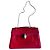 Borsa a mano Bulgari Serpenti in pelliccia rossa Rosso