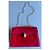 Borsa a mano Bulgari Serpenti in pelliccia rossa Rosso - vista 2