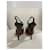 Sandales YVES SAINT LAURENT T.EU 39 Cuir Noir  - vue 6