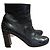 Botas de tobillo PRADA T.EU 38.5 Cuero Negro