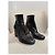 Botas de tobillo PRADA T.EU 38.5 Cuero Negro - vista 4
