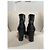 Botas de tobillo PRADA T.EU 38.5 Cuero Negro - vista 5