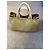 Borsa tote in denim Canapa gialla di Prada Giallo - vista 5