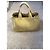 Borsa tote in denim Canapa gialla di Prada Giallo - vista 6