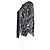 Autre Marque Rixo Moss Stripe Peasant Blouse in Black Sequins - view 5