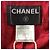 Timeless Chanel strukturierte Jacke mit Gürtel aus roter Wolle Bordeaux - Ansicht 5
