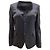 Comme Des Garcons Fransige Jacke Comme des Garçons aus schwarzer Wolle