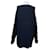 Autre Marque Sarah Pacini Oversize Langarmpullover Schwarz Wolle  - Ansicht 4
