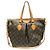 Louis Vuitton Monogram Palermo PM M40145 Schultertasche Braun