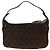BALLY Borsa a Spalla in Pelle Scamosciata Marrone Argento Auth ti2290 - vista 2