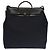 Hermès HERMES Herbag MM Borsa a Mano Tela Pelle Blu Navy Argento Auth 101293 - vista 13