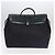 Hermès HERMES Herbag MM Borsa a Mano Tela Pelle Blu Navy Argento Auth 101293 - vista 27