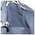 Hermès HERMES Herbag MM Borsa a Mano Tela Pelle Blu Navy Argento Auth 101293 - vista 37