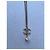 Collana Chanel in metallo dorato con pendente di perla Gold hardware - vista 2