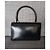 Borsa baguette modello "Ring" della Maison Hermès risalente agli anni 1950-1960 Nero - vista 4