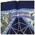 Silk In Hermès Hermes Kare 90 Silk Scarf in Navy Navy blue - view 6
