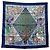 Silk In Hermès Hermes Kare 90 Silk Scarf in Navy Navy blue - view 8