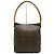 Borsa Louis Vuitton Monogram Looping GM Marrone - vista 7