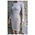 Isabel Marant Joss Strickkleid Wolle ecru beige Roh - Ansicht 4