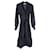 Autre Marque Stine Goya Shiny Niki Dress in Navy Blue Polyester  ref.1875985