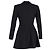 Rotate Doppelt geknöpftes Blazer-Kleid Birger Christensen N.23 aus schwarzer Schurwolle - Ansicht 3