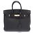 Hermès Borsa Hermes Birkin 25 Togo Nera Nero