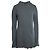 RTA, distressed Strick-Hoodie in Grau