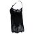 Autre Marque Goldhawk, black velvet and lace top - view 2