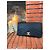 Mademoiselle Clutch da sera Chanel in raso damascato nero - vista 10