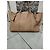 Borsa da viaggio Prada in pelle beige - vista 2